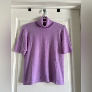 100% Cashmere Lavender Top
